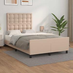 Rám postele bez matrace cappuccino 120x190 cm umělá kůže 3270565