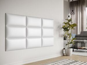 Čalouněný nástěnný panel 60x30 PAG - bílá eko kůže