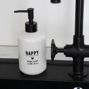 Dávkovač mýdla HAPPY, bílá, 400 ml Bastion Collections LI-SOAP-002-WH