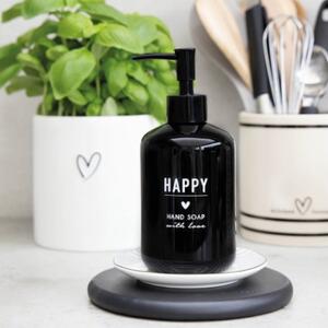 Dávkovač mýdla HAPPY, černá, 400 ml Bastion Collections LI-SOAP-002-BL