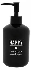 Dávkovač mýdla HAPPY, černá, 400 ml Bastion Collections LI-SOAP-002-BL