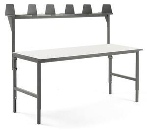 AJ Produkty Pracovní stůl Cargo, 2000x750 mm, vrchní police