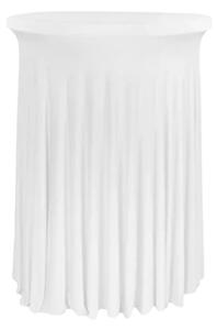 Ubrus kulatý MEBLE ODNOWA bílý polyester 80 cm