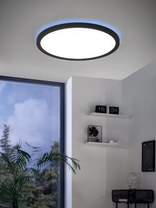EGLO LED chytré přisazené osvětlení ROVITO-Z, 14,6W, teplá bílá-studená bílá, RGB, černé, 30cm, kulaté 900091