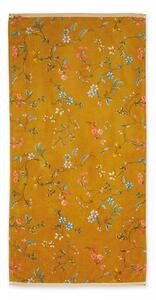 Pip studio ručník Les Fleurs, žlutý 70x140 cm Žlutá