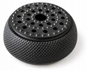 LITINOVÝ OHŘÍVAČ Ø 15 CM ČERNÝ NA ČAJ A KÁVU POD KONVICE