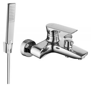 Mexen Axel R72 vanová baterie se sprchovou soupravou, chrom - 7383R72-00