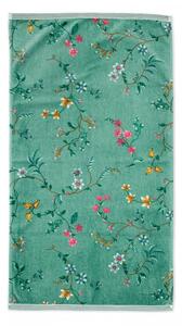 Pip studio ručník Les Fleurs, smaragdový 70x140 cm Zelená