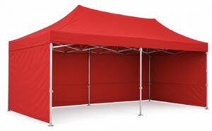 JAKS Nůžkový stan PREMIUM QUALITY červený 3 × 6 m