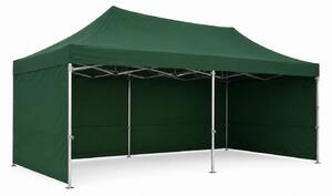 JAKS Nůžkový stan PREMIUM QUALITY zelený 3 × 6 m