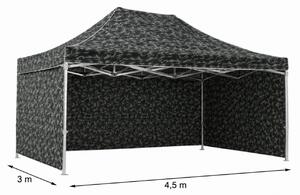 JAKS Nůžkový stan PREMIUM QUALITY Army 3 × 4,5 m