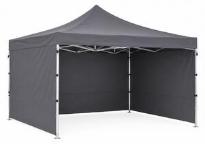 JAKS Nůžkový stan PREMIUM QUALITY šedý 3 × 4,5 m