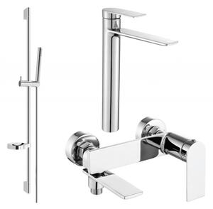 Mexen Zero DS70 koupelnový set, chrom - 7113DS70-00