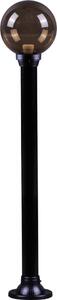 KEJO Venkovní stojací lampa ASTRID, 1xE27, 60W, 1150cm, černá, IP44 K-ML-OGROD 200 0.9 KL. DYM