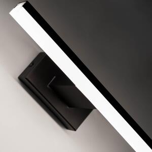 Černé kovové nástěnné světlo Kave Home Vissia 30 cm