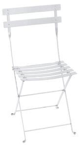 Bílá kovová skládací židle Fermob Bistro