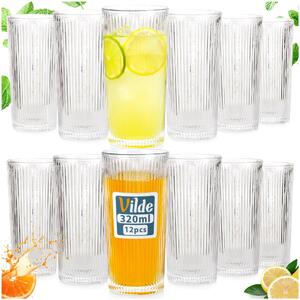 Sklenice na nápoje Vilde 320 ml 12 ks