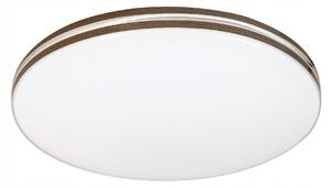 Bílé pruhované LED stropní Stropní Svítidlo do ložnice, kulatý 34 cm, 3000K, Rabalux