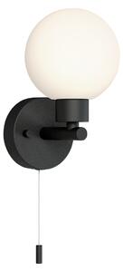 NOWODVORSKI Nástěnné osvětlení s vypínačem do koupelny SIMI, 1xG9, 25W, černé, bílé 8052