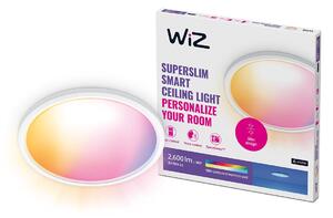 Philips Wiz Colors 8720169072619 SuperSlim stropní svítidlo LED D423mm 22W/2600lm 2700-6500K+RGB bílá