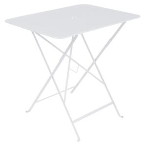 Bílý kovový skládací stůl Fermob Bistro 57 x 77 cm