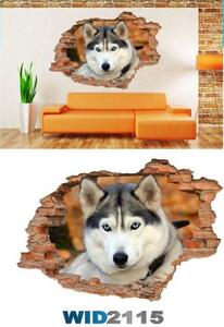 3D samolepka na zeď pes 2