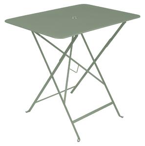 Kaktusově zelený kovový skládací stůl Fermob Bistro 57 x 77 cm