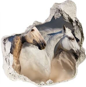 Díra 3D fototapeta nálepka Koně ve cvalu nd-p-106659074