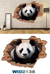 3D samolepka na zeď panda