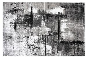 Koberec MODERNÍ turecký 140x200 bcf šedý popelavý mramor beton maya