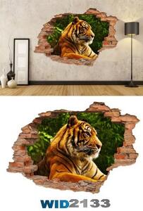 3D samolepka na zeď tygr 4