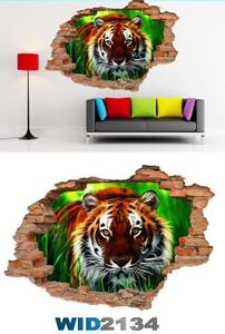 3D samolepka na zeď tygr 5