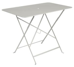 Světle šedý kovový skládací stůl Fermob Bistro 97 x 57 cm