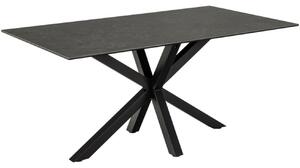 Scandi Černý keramický jídelní stůl Skyline 160 x 90 cm