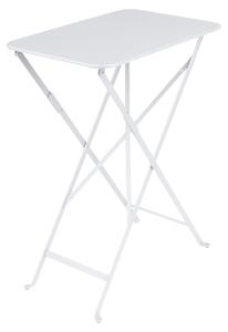 Bílý kovový skládací stůl Fermob Bistro 37 x 57 cm