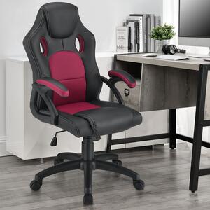 Kancelářská židle Montreal - černo / bordova
