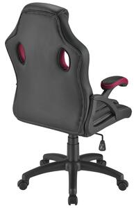 Juskys Kancelářská židle Montreal - černo / bordova