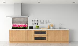 Panel do kuchyně Růžové tulipány pl-pksh-100x70-f-102142486