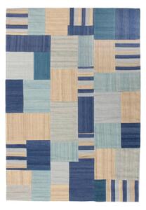 BĚHOUN, 80/150 cm, modrá, vícebarevná Kayoom - Online Only koberce & rohožky, Online Only