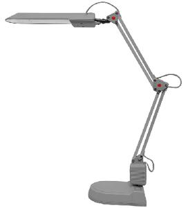 ECOLITE Kancelářská LED lampa ADEPT, 8W, 630lm, 4000K ,stříbrná L50164-LED/STR