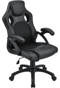 FurniGO Kancelářská židle Montreal - černá