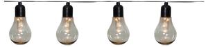 EGLO Venkovní LED světelný řetěz LIBISA, 10x0,06W, černý, IP44 900299