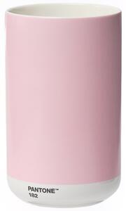 Světle růžová keramická váza Pantone Light Pink 182 17 cm