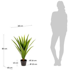 OnaDnes -20% Umělá květina Kave Home Yucca 80 cm