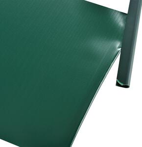 FurniGO PVC ochranný pás na plot 4 kusy - zelená