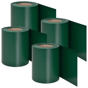 Juskys PVC ochranný pás na plot 4 kusy - zelená