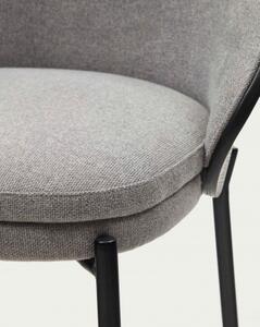 EAMY GREY pultová židle Sivá - čierna