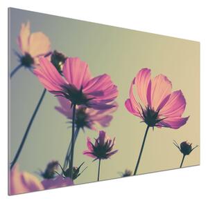 Panel do kuchyně Růžové květiny pl-pksh-100x70-f-104707608