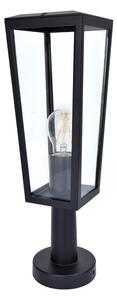 LUTEC Venkovní stolní lampa PINE, 1xE27, 40W, lucerna, černá, IP54 7196601012