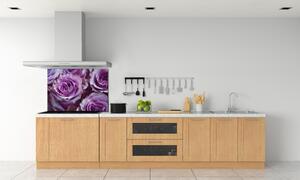 Panel do kuchyně Fialové růže pl-pksh-100x70-f-106010688